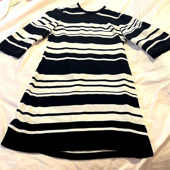 Kate Spade // 3/4 Sleeve Striped Dress - Picture 3 of 10